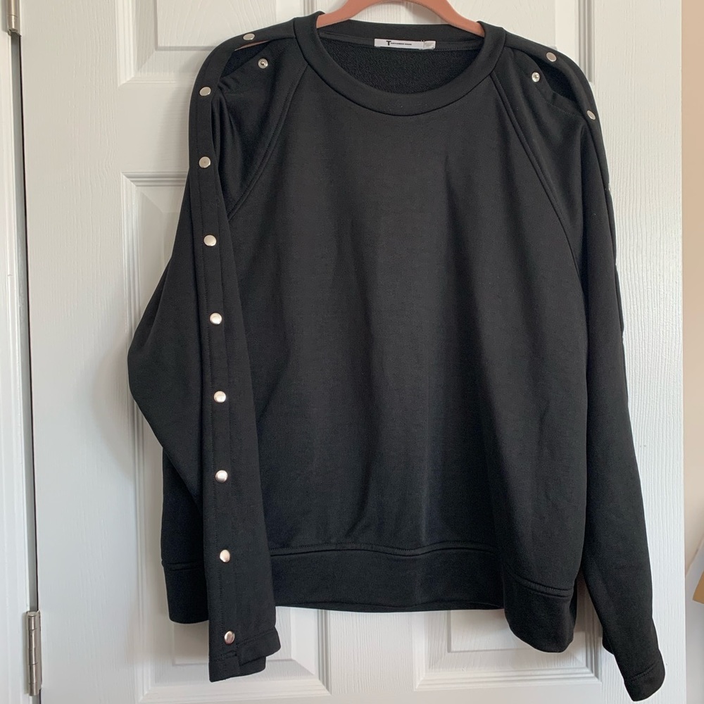 T Alexander Wang Black Sweatshirt